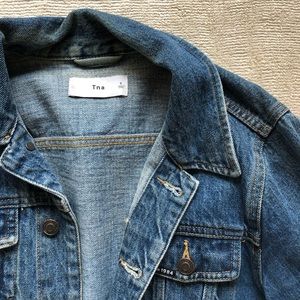 Aritzia TNA like new Blue Denim Jacket